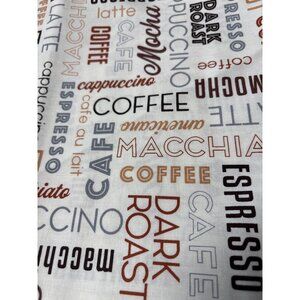 Windham Fabrics Espresso-Themed Cotton Fabric 1/2 yard x 44" by Whistler Studios